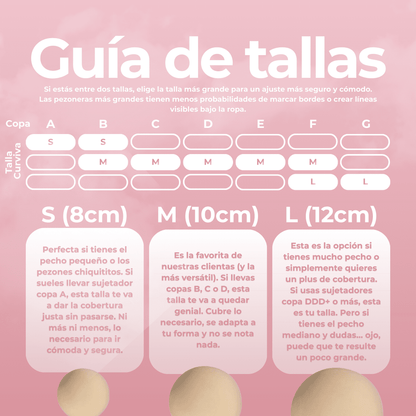 Pack de Pezoneras Círculos - Curviva