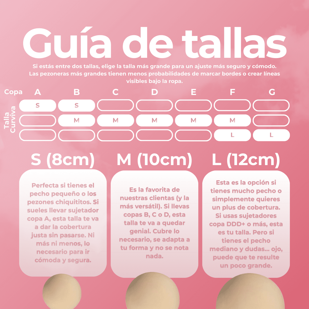 Pezoneras Círculos con Adhesivo - Curviva